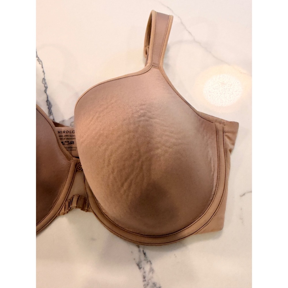 ThirdLove 24/7 Classic Full Fit Memory Foam Bra Tan Nude 34F - Picture 2 of 6